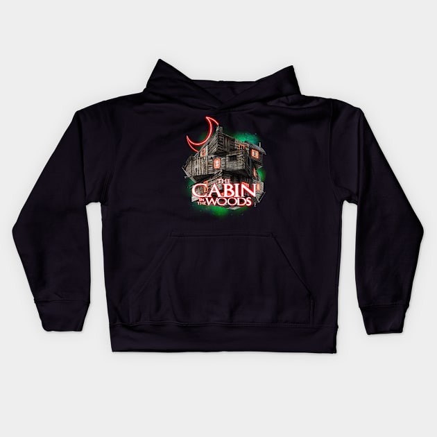 Neon Cabin Kids Hoodie by RiotEarp